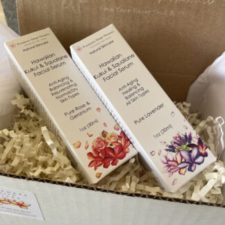 Hawaiian Kukui & Squalane Facial Anti-Aging Serum Set of 2 (Ship to Japan pack)